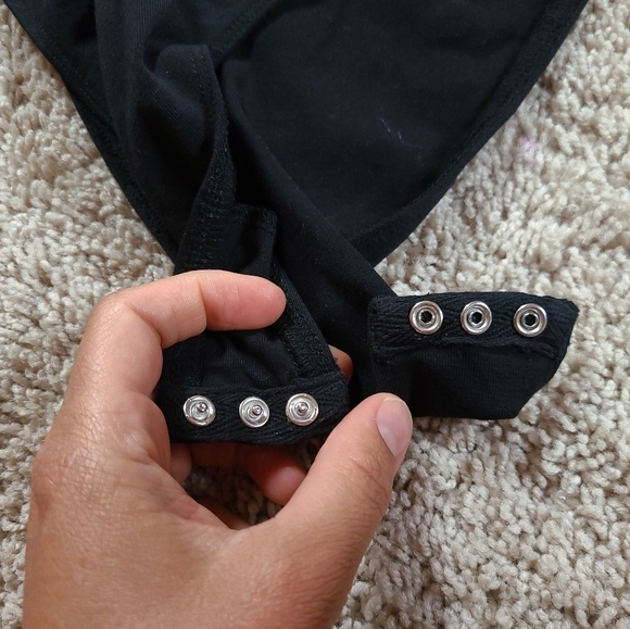 Out from Under bodysuit sz XS purple and black - Picture 4 of 4